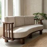  BỘ SOFA GỖ ME TÂY CONG 