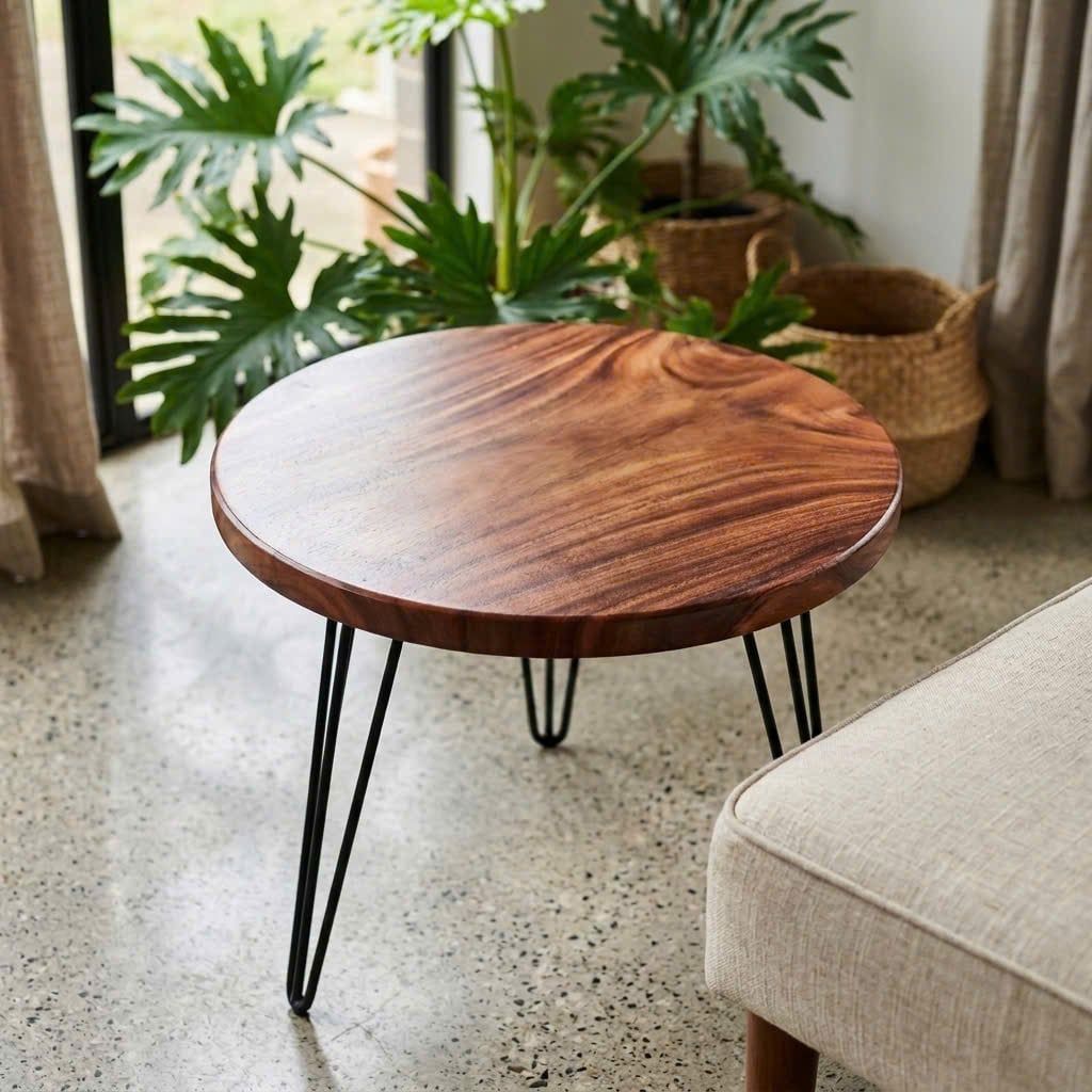  BÀN GỖ ME TÂY 60 cm 