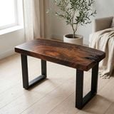  BÀN GỖ ME TÂY N80 x R36 x D5 cm 