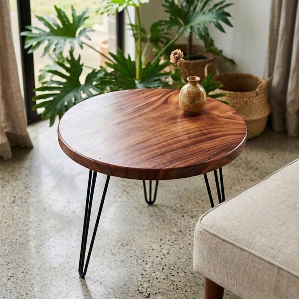  BÀN GỖ ME TÂY 60 cm 