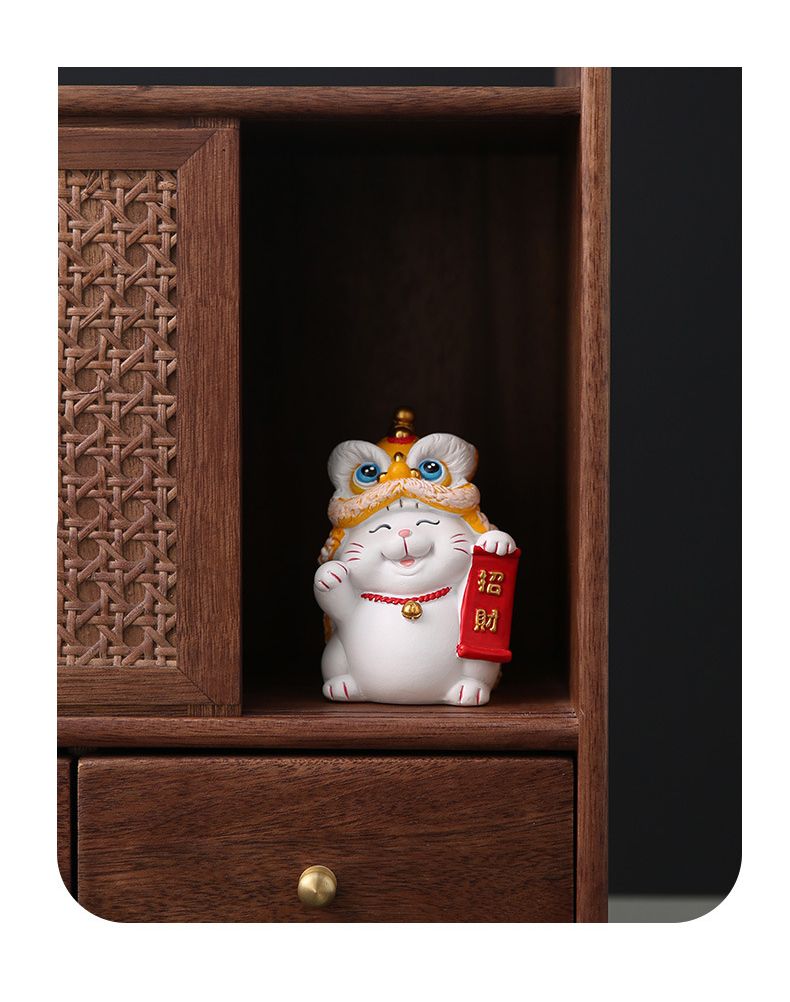  TƯỢNG MÈO ĐỘI ĐẦU LÂN 