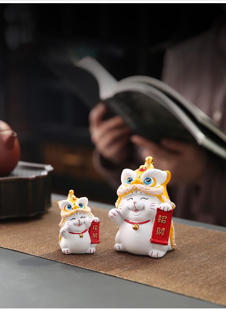  TƯỢNG MÈO ĐỘI ĐẦU LÂN 