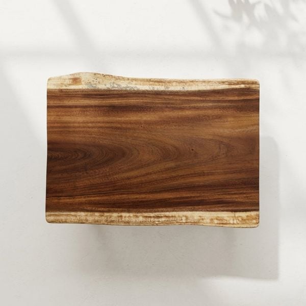  BÀN GỖ ME TÂY - N70 x R46-48 x D5 cm 