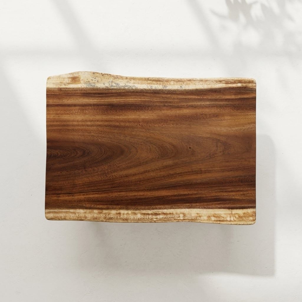  BÀN GỖ ME TÂY - N70 x R46-48 x D5 cm 