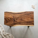  BÀN GỖ ME TÂY 126 x 65-63-66 x 5 CM 