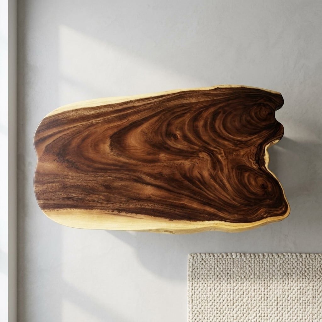  BÀN GỖ ME TÂY 140 x 70-80 x 5 cm 