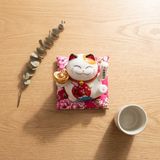  MÈO THẦN TÀI THỎI VÀNG 16CM 