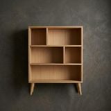  KỆ SÁCH GỖ THÔNG - N100 x C120 x S20 cm 