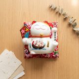  MÈO THẦN TÀI THẺ BÀI 16CM 