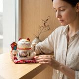  MÈO THẦN TÀI THẺ BÀI 16CM 