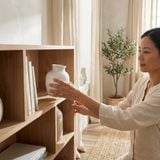  KỆ SÁCH GỖ THÔNG - N100 x C120 x S20 cm 