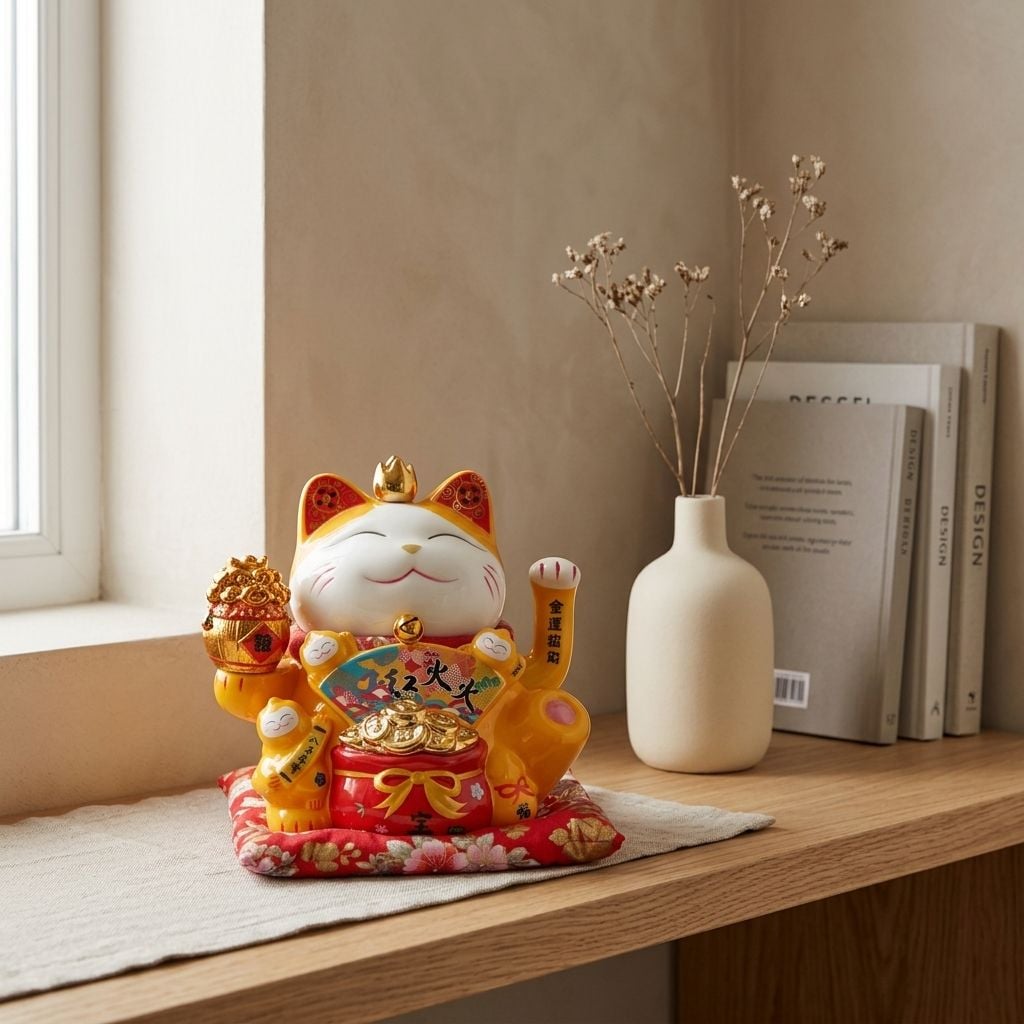  MÈO THẦN TÀI VẪY TAY VÀNG 