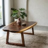  BÀN GỖ ME TÂY 140 x 70-80 x 5 cm 