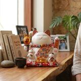  MÈO THẦN TÀI HŨ VÀNG 27CM 