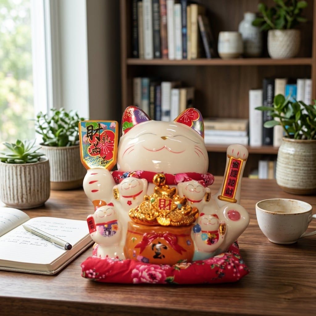  MÈO THẦN TÀI NIÊN NIÊN DƯ HỮU 