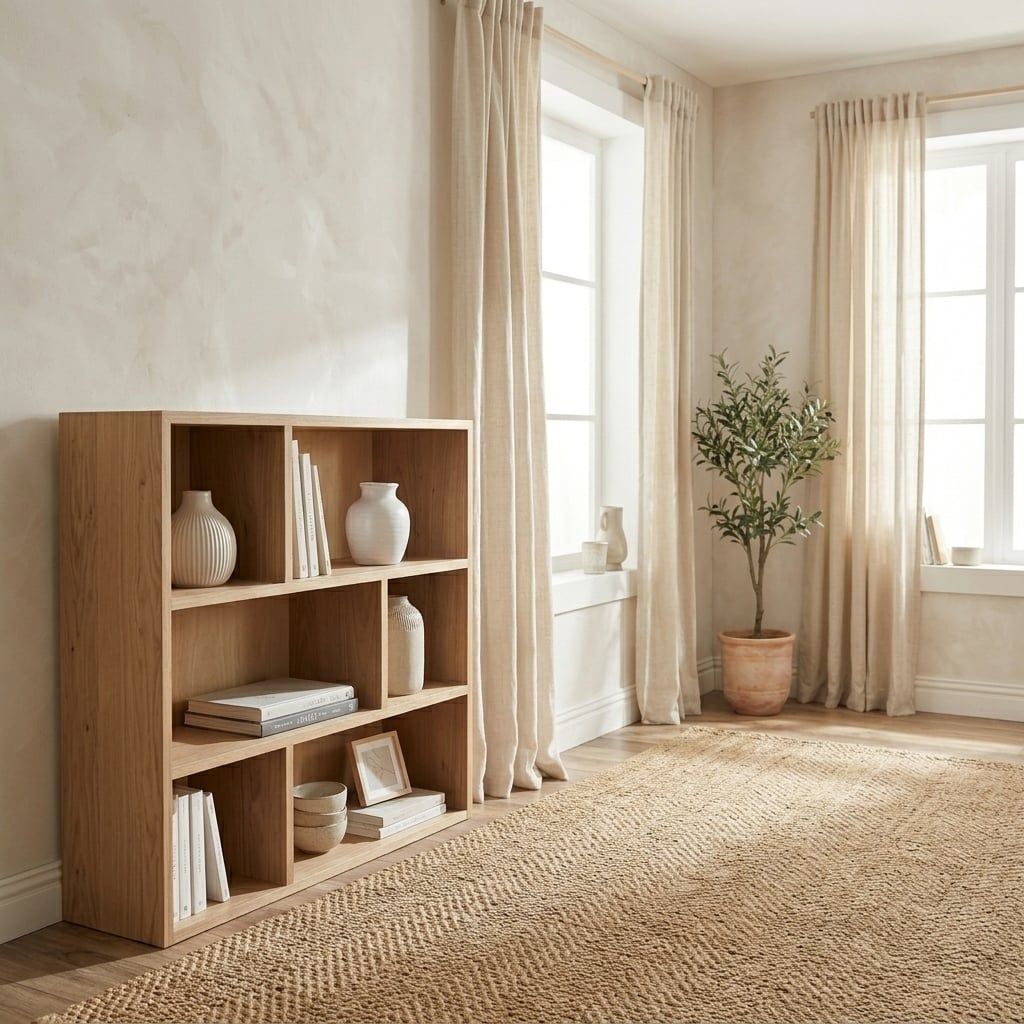  KỆ SÁCH GỖ THÔNG - N100 x C120 x S20 cm 