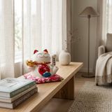  MÈO THẦN TÀI THỎI VÀNG 16CM 