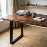  BÀN GỖ ME TÂY GHÉP - N140 x R80 x D3.5 cm 