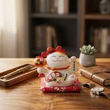  MÈO THẦN TÀI CẦM BÚA 16CM 
