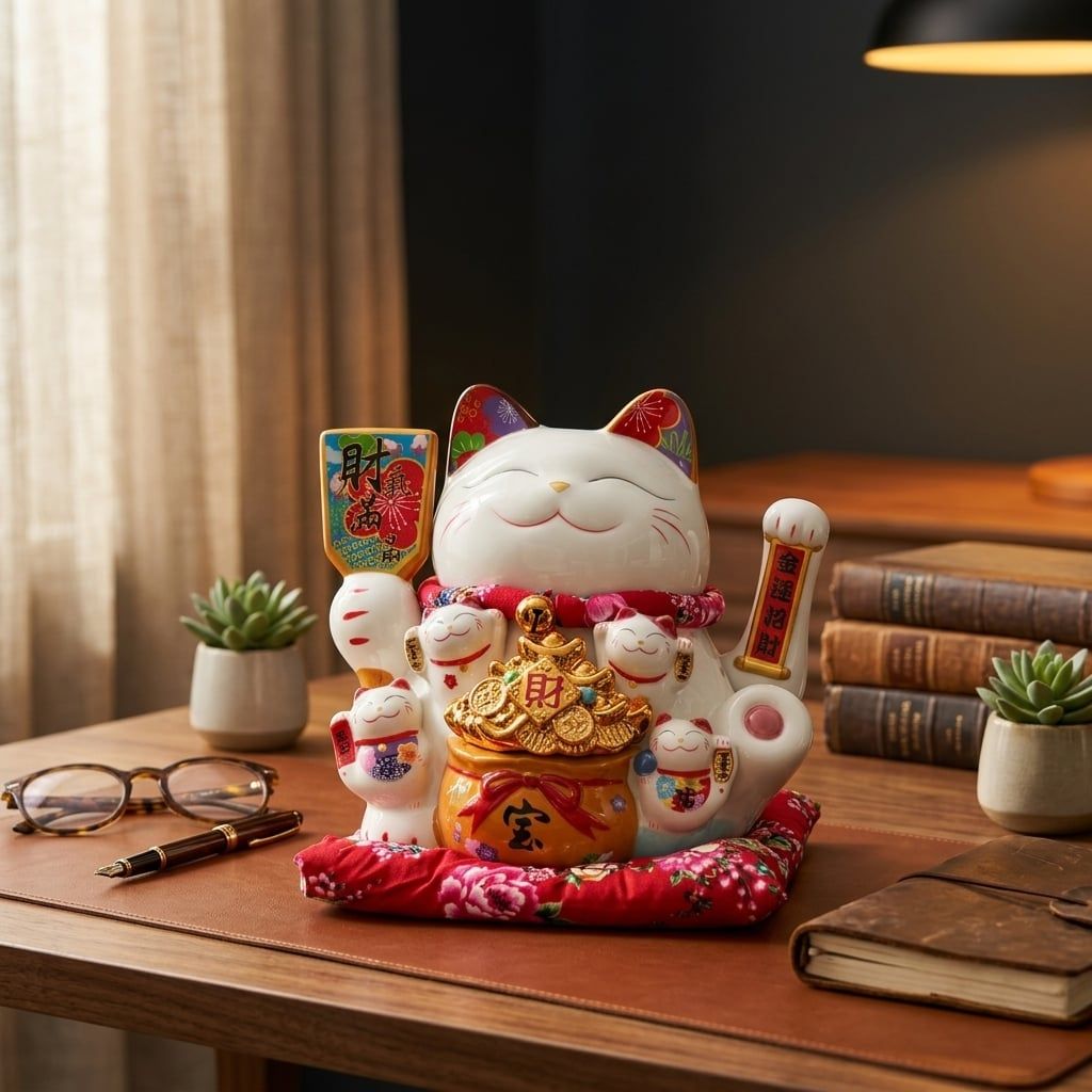  MÈO THẦN TÀI NIÊN NIÊN DƯ HỮU 