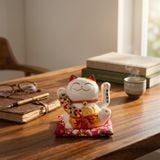  MÈO THẦN TÀI DÂY TIỀN 16CM 