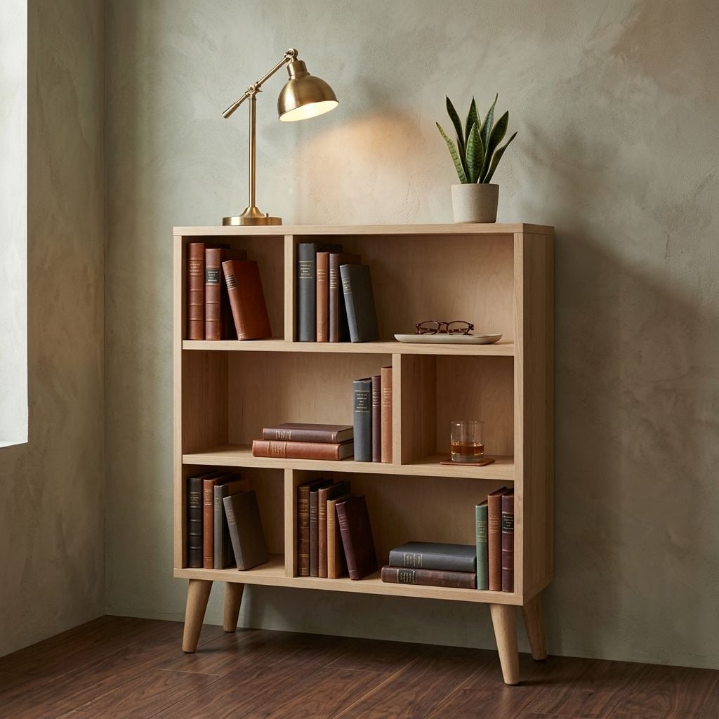  KỆ SÁCH GỖ THÔNG - N100 x C120 x S20 cm 