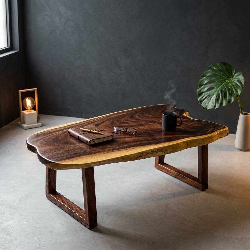  BÀN GỖ ME TÂY 140 x 70-80 x 5 cm 