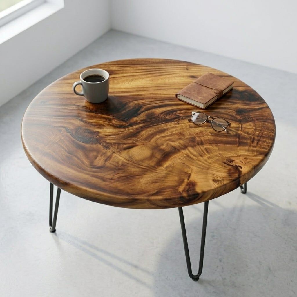  BÀN GỖ ME TÂY 70 x 4 cm 