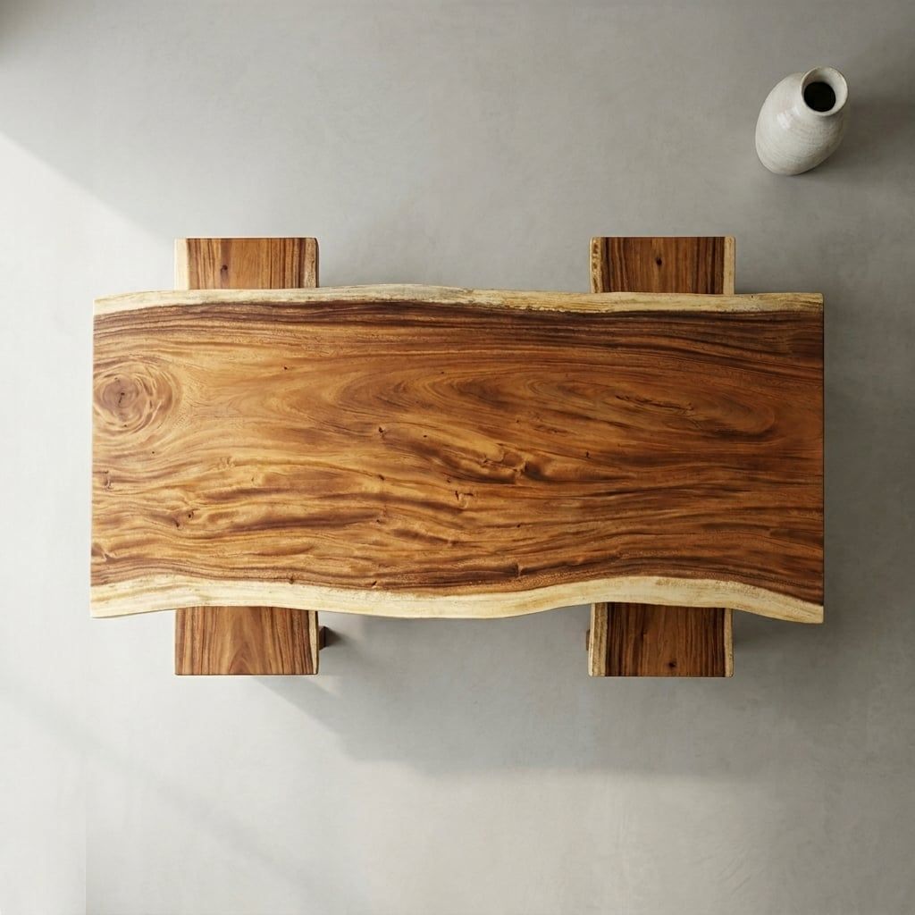  BÀN GỖ ME TÂY 160 x 72-78 x 5 cm 