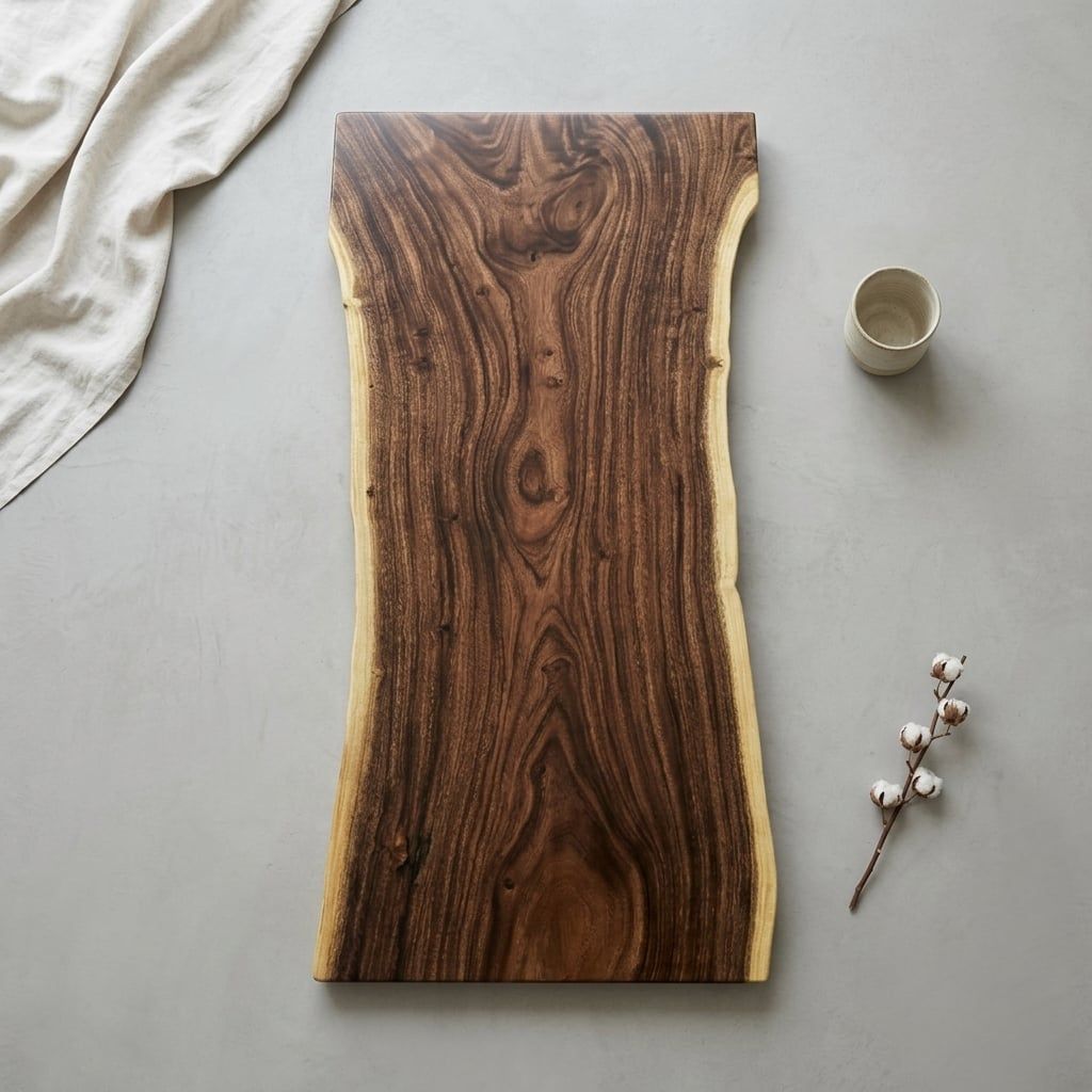  BÀN GỖ ME TÂY 180 x 74-70-84 x 5 cm 