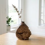  BÌNH GỖ LŨA CHÍCH - C30 x N28 x S11 cm 