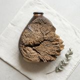 BÌNH GỖ LŨA CHÍCH - C30 x N28 x S11 cm 