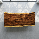  BÀN GỖ ME TÂY N240 x R75-81 x D5 cm 