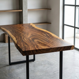  BÀN GỖ ME TÂY N200 x R56-66 x D4 cm 