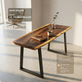  BÀN GỖ ME TÂY 140 x 52-58 x 5 cm 