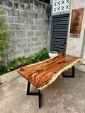  BÀN GỖ ME TÂY 180 x 80-68-79 x 5 cm 