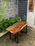 BÀN GỖ ME TÂY 126 x 65-63-66 x 5 CM 