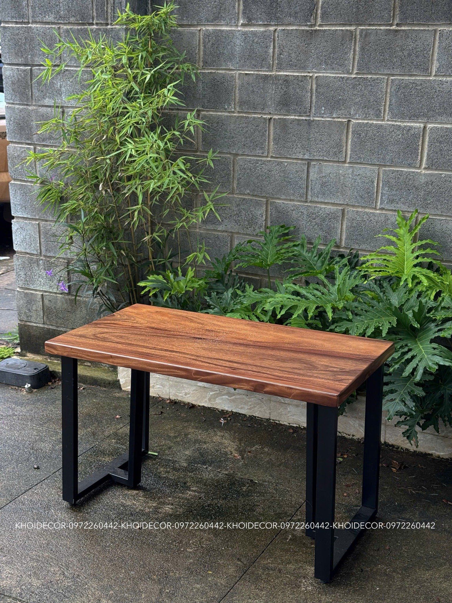  BÀN GỖ ME TÂY GHÉP 120 x 64 x 3 cm 