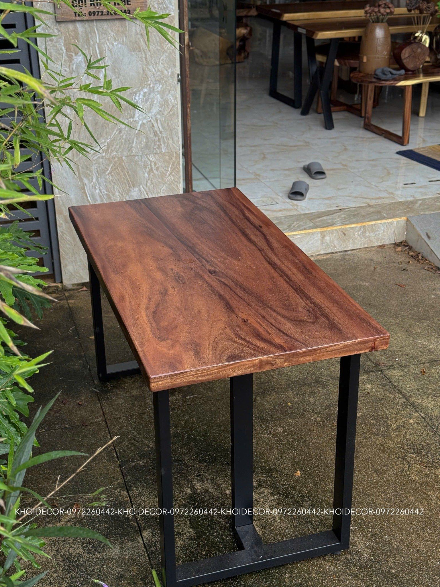  BÀN GỖ ME TÂY GHÉP 120 x 64 x 3 cm 