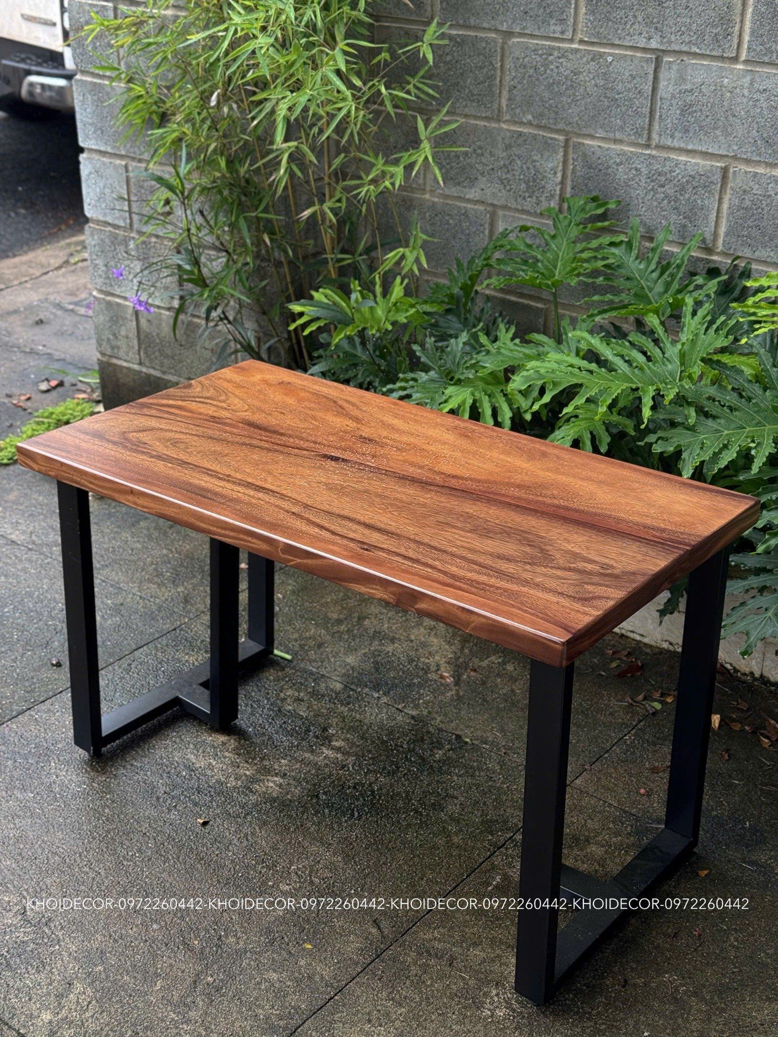  BÀN GỖ ME TÂY GHÉP 120 x 64 x 3 cm 