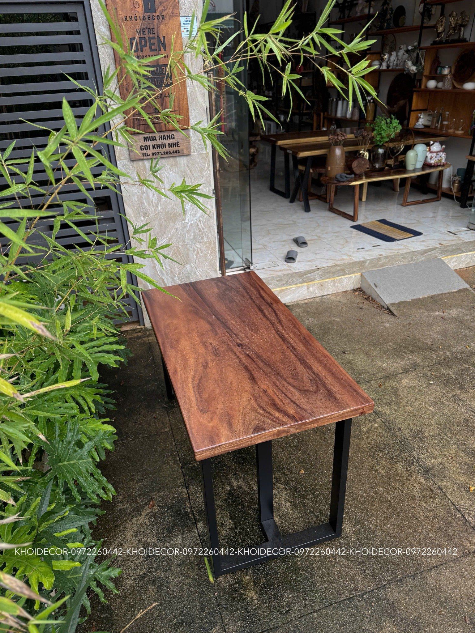  BÀN GỖ ME TÂY GHÉP 120 x 64 x 3 cm 