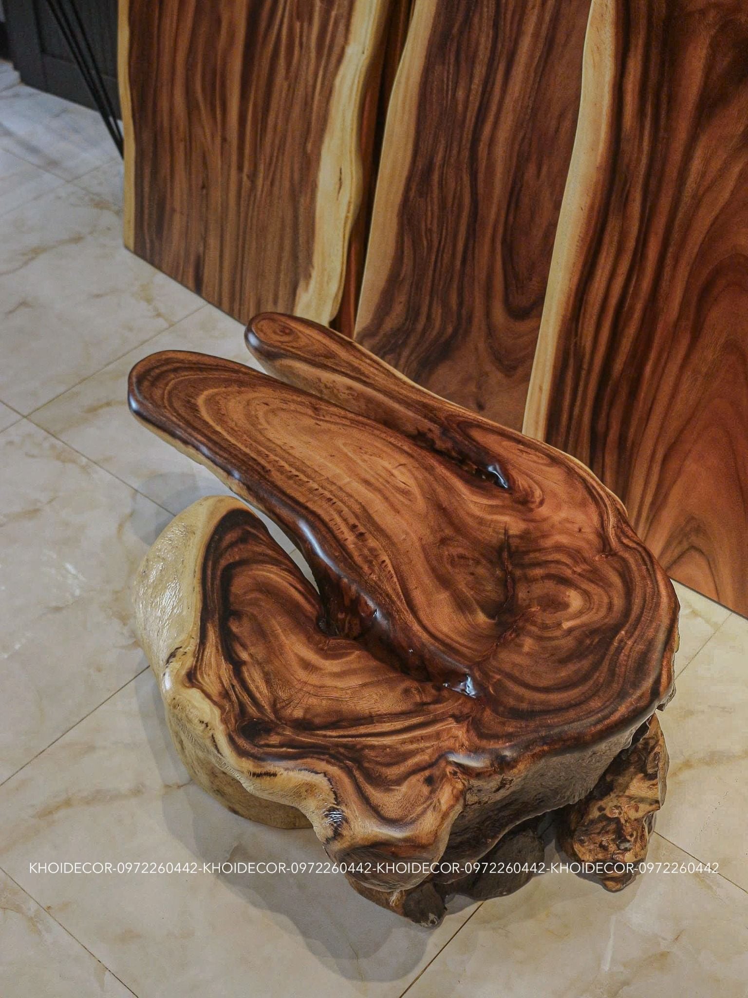  BÀN SOFA GỖ ME TÂY NGUYÊN KHỐI 