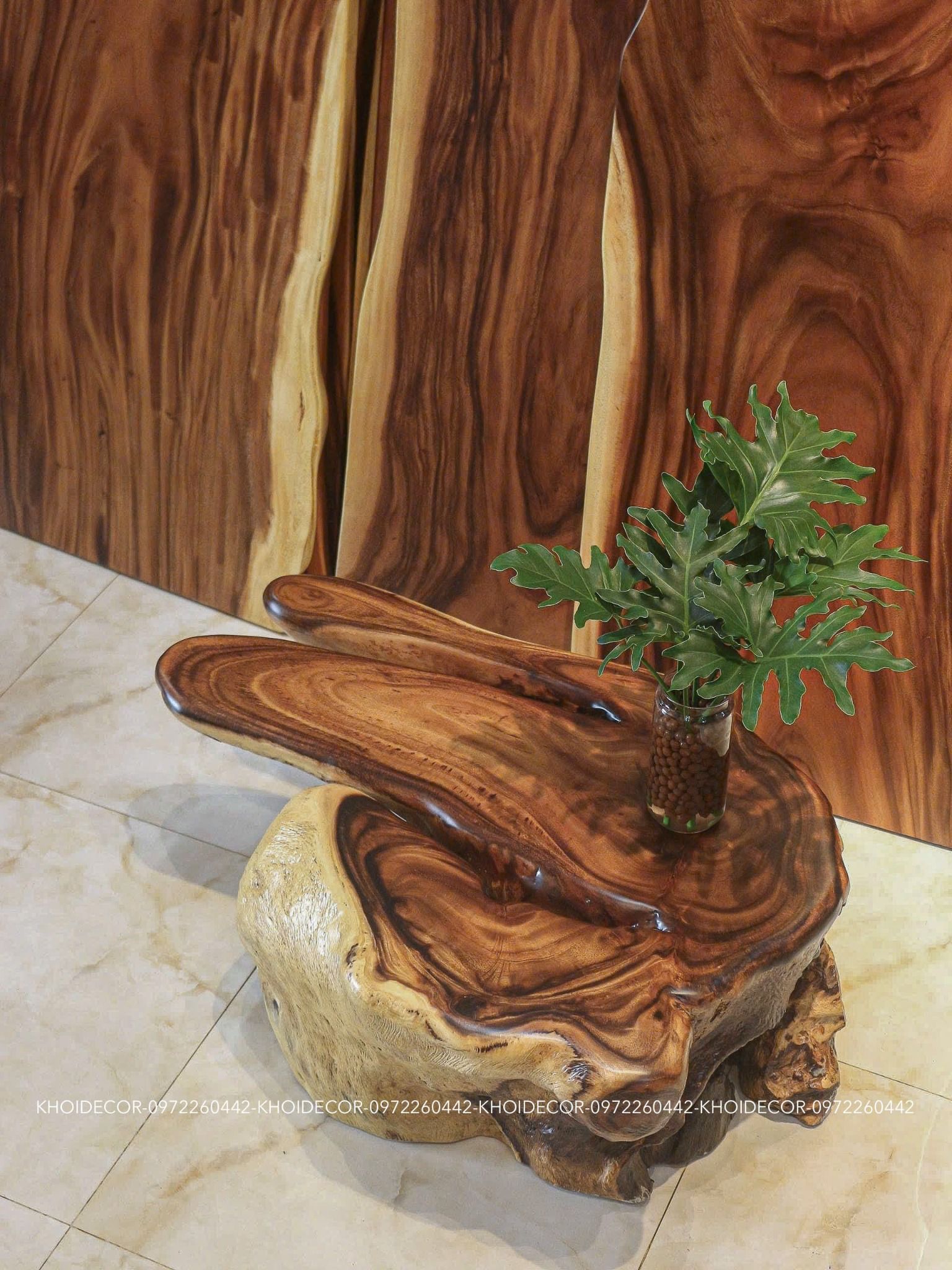  BÀN SOFA GỖ ME TÂY NGUYÊN KHỐI 