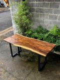  BÀN GỖ ME TÂY 160 x 58-63 x 5 cm 
