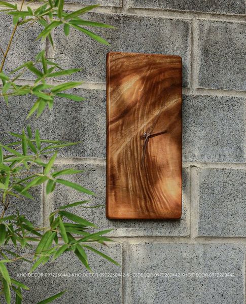  ĐỒNG HỒ GỖ ME TÂY TREO TƯỜNG 