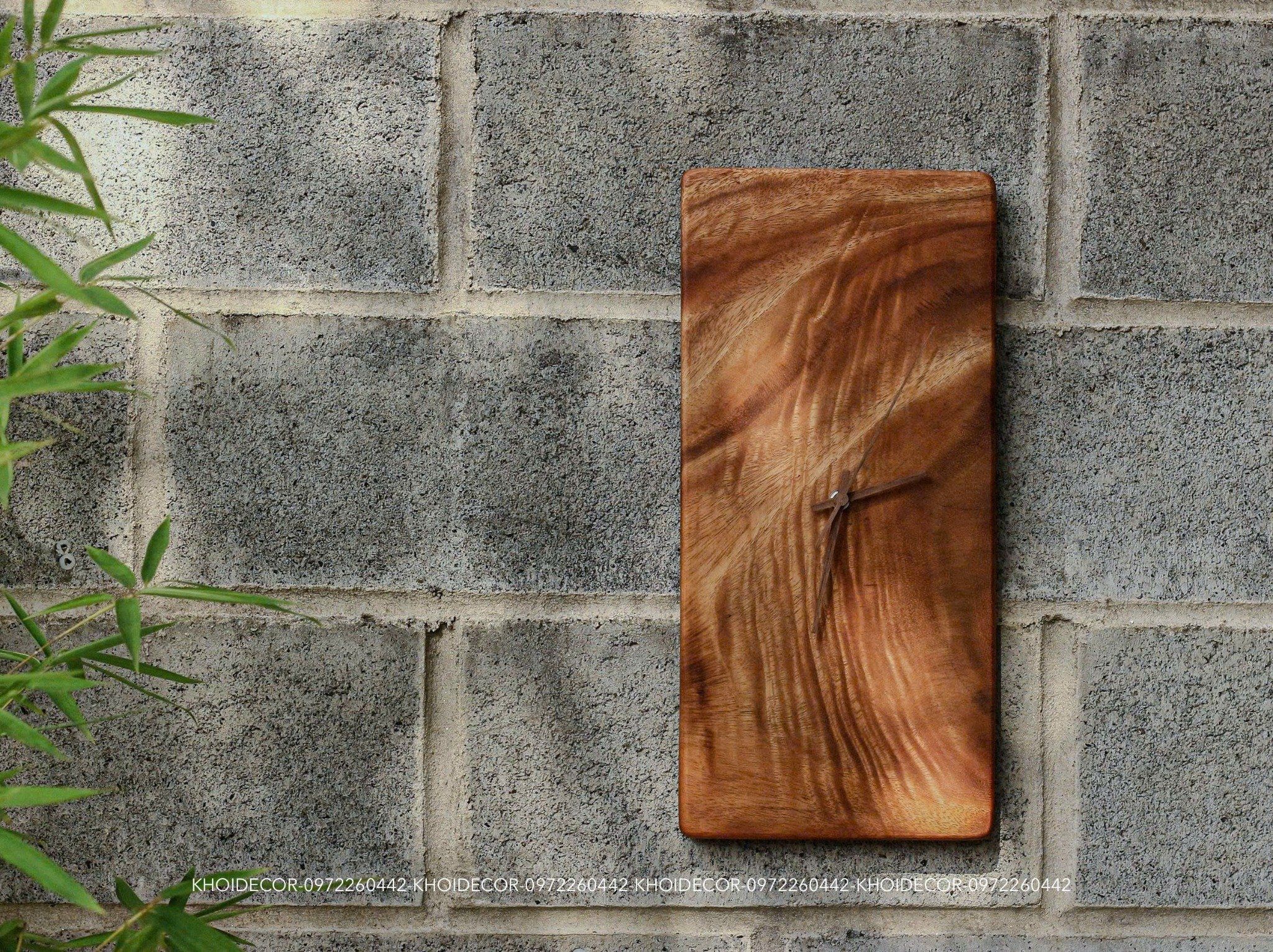  ĐỒNG HỒ GỖ ME TÂY TREO TƯỜNG 