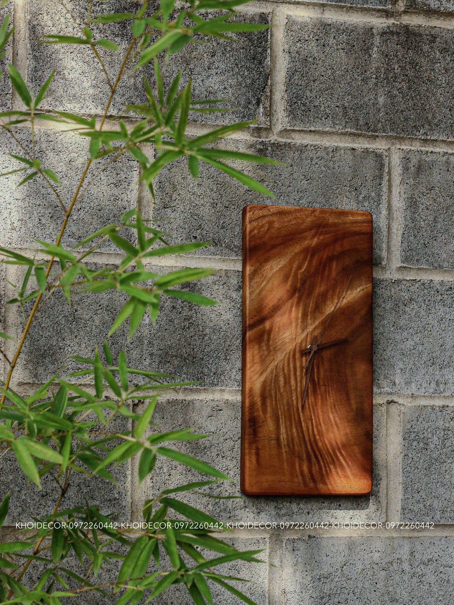  ĐỒNG HỒ GỖ ME TÂY TREO TƯỜNG 