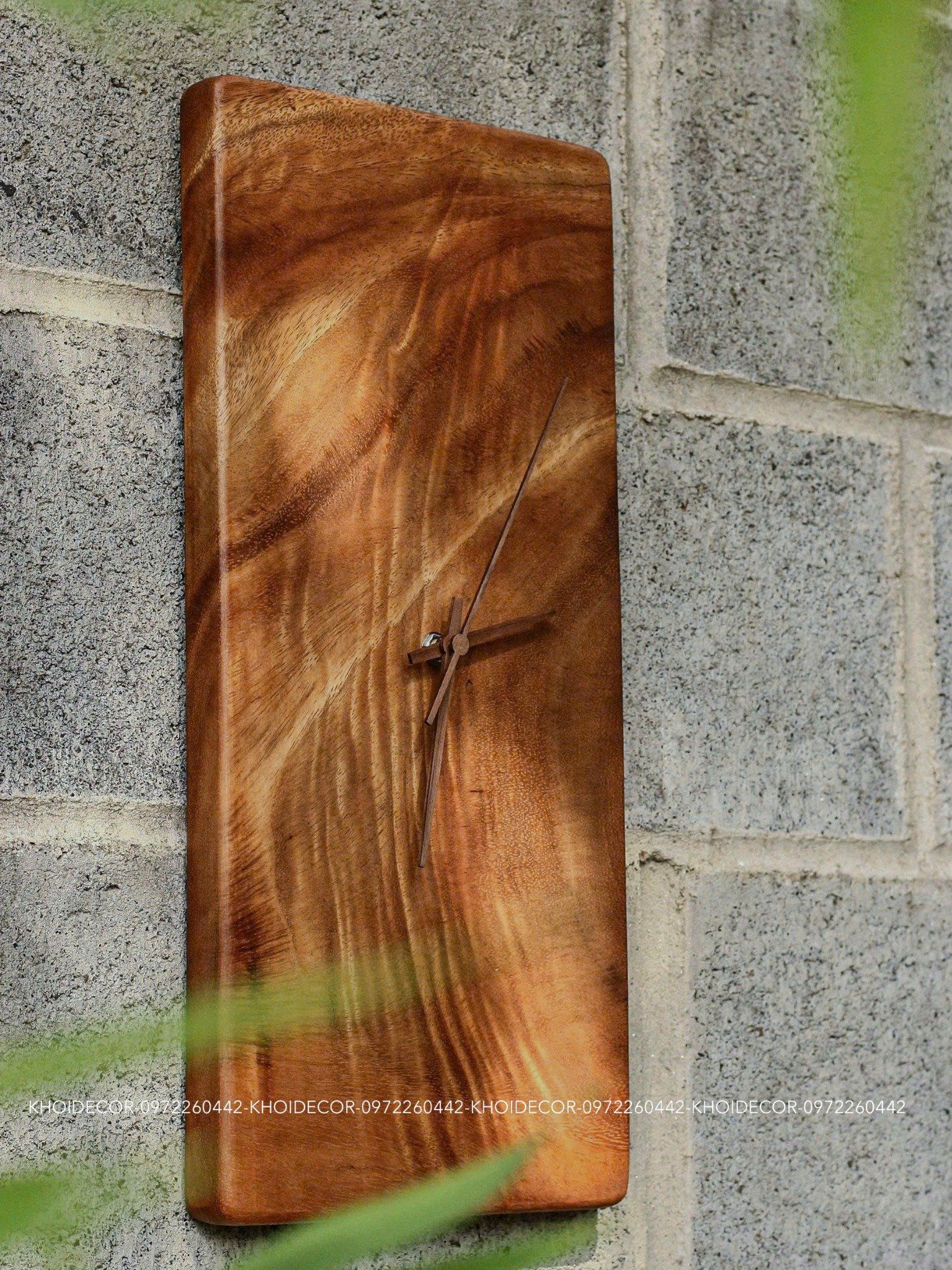  ĐỒNG HỒ GỖ ME TÂY TREO TƯỜNG 