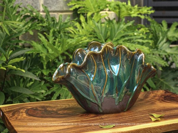  LÁ SEN GỐM KHUÔN 