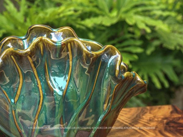  LÁ SEN GỐM KHUÔN 